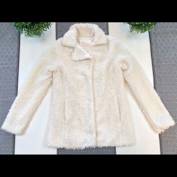 Xhilaration Jackets & Blazers - Xhilaration Faux Mongolian Lambs Wool Jacket